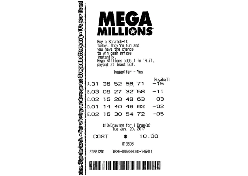Bilhete Mega Millions Bilhete Mega Millions